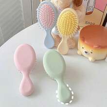 Macaron Mini Cute Brush Portable Travel Wet And Dry Dual-Use Air Cushion Toothbrush Daily Travel Outing Use, Air Cushion Comb, Hair Accessories For Women, Girls