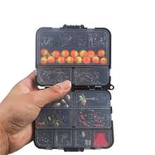 1/187/264/265pcs Ultimate Lure Fishing Tackle Set - Portable Complete Kit With Crank Hooks, Swivels, Sinkers & Various Accessories For Anglers Fishing Gear, The Perfect Christmas Gift For Winter Fishing, Night Fishing - Multicolor - View 3