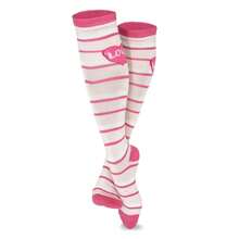 Women's Knee High Socks Cotton 2 Pair Pack - Valentine's Day & Mother's Day Gifts - Comfortable Crew Socks For Women 9-11/6-9 - 如圖696 - 查看 4