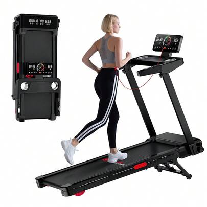 GartistGo 4-In-1 Folding Treadmill - 1–14 Km/H Speed, 20% Auto Incline, 107*40 Cm Running Belt, 12 Preset Programs & Touch Control