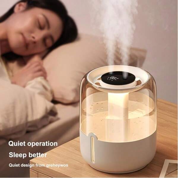 Humidifiers For Bedrom, Top Fi4L Supersized Cool Mist Humidilier WthNightight, Asy To Fil8 Cdlean, Quiet!Ltrasonic Humidifers For Home, Arge Room,Baby Nursery And Plants