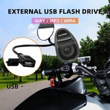 Altavoz impermeable para motocicleta, altavoz compatible con Bluetooth, reproductor de música MP3, sistema de sonido, radio FM para motocicleta y scooter