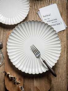 1 件陶瓷贝壳形复古碗，适合日常家居使用、餐具、聚会/派对、早餐、水果、乔迁礼物、学校用品