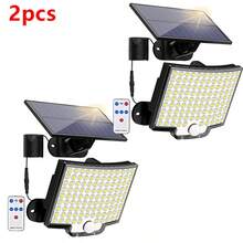 NetHong 2PCS Solar Wall Lamp Tungsten Filament Motion Sensor Outdoor Garden Security Lights - Black (split Wall Lamp) - View 12