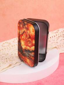 1 Piece Of SMT Tinplate Storage Box, Tobacco Box, Multifunctional Desktop Storage Box