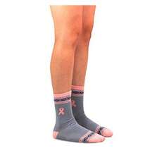 Breast Cancer Awareness Socks Women - Pink Ribbon Crew Socks 3 Pair Pack - Comfortable Cotton- Support The Cause - Gifts For Her - 如圖710 - 查看 2