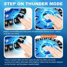 Alphabet Learning Game For Kids Ages 3+ - Interactive Letter Board Toy With ABC Blocks, Red & Blue Educational Family Fun, Strategy Game For Language Skills & Cognitive Development, Family Board Game | Playful Design | Engaging Game Play, Alphabet Toy|Christmas Birthday ThanksGiving Back To School Easter Holiday Children's Day Easter NewYear Gift For Boys Girls - Multicolor - View 12