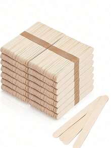 200 pezzi - Bastoncini di legno naturali per depilazione precisa, Bastoncini di legno per rimozione dei peli del corpo, Applicatore e raschietto per rimozione dei peli, Bastoncini di legno naturali per applicazione della cera, Raschietto e applicatore in legno per cera, Per rimozione dei peli, sopracciglia e corpo, Perfetto per spa e uso domestico, Raschietto e applicatore per rimozione dei peli estivi