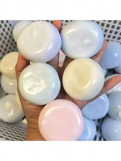 1pc Handmade Mochi Stress Relief Squeezy Toy, Soft Glutinous Rice Dough, Pressure Relieving Squeeze, Thin Ice Skin, Moldable Mochi Texture, Ideal Gift For Office, Party, April Fools' Day (No Needles) Stress Relief Sand Glutinous Balls, 2025 New Adult Squeeze Ball Toy, Anxiety Relief Stress Ball Portable Shapeable Ball Squeeze Toy, Handmade Ball Adult Stress Relief Toy