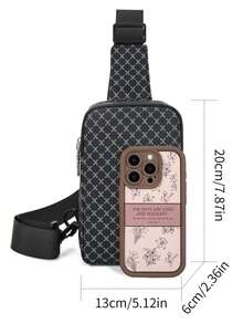 1 Piece, Customized Waist Bag, Chest Bag, Crossbody Bag, Hand Bag, Wear-Resistant, Customized Name, Customized Copywriting, Comfortable Shoulder Straps, Solid Color, Simple, Fashionable, High-End Texture, School, Work, Commuting, Travel, Excursions, Large Capacity, Leisure, Office, Multiple Ways Of Wearing, Random Matching