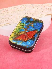 1 Piece Of SMT Tinplate Storage Box, Tobacco Box, Multifunctional Desktop Storage Box