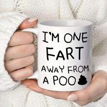 1 个 11 盎司马克杯，印有黑色英文字母，可用于多种场景，是个人使用或作为礼物、圣诞节或生日礼物的不错选择。 - 彩色 - 查看 5