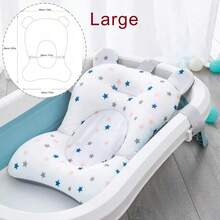 1入組嬰兒洗澡浴缸網狀,嬰兒淋浴支撐架網紗吊床,洗澡支撐網狀吊索設備