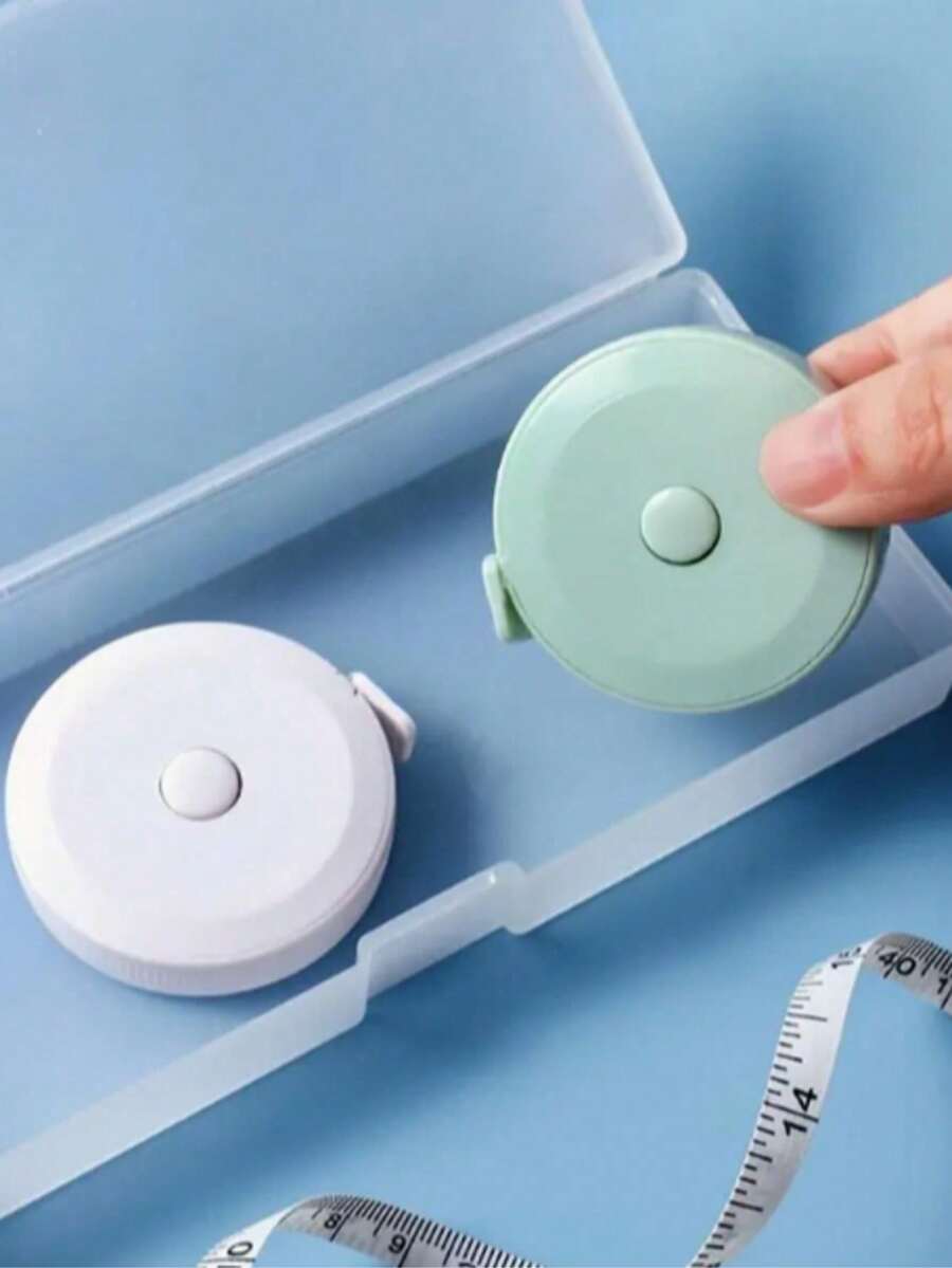 Regla a medida, mini regla suave, cinta métrica de plástico de 1,5 metros, regla de goma, regla telescópica, regla de tres medidas totalmente automática, accesorios imprescindibles para viajes, útiles escolares de vuelta al cole