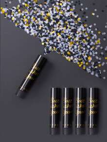 1/5/10 buc Confetti Poppers, Tuburi de flori cadou colorate cu răsucire manuală, Confetti pentru petrecere de absolvire, Petrecere de nuntă, Ziua Mamei, Decorațiuni de absolvire, Decorațiuni pentru dezvăluirea genului, Decorațiuni de ziua de naștere, Favoruri de petrecere, Decor cameră/Decor casă (Nu îndreptați tubul de lansare spre persoane sau obiecte)