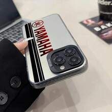 Motorcycle Phone Case Matte Colored Silver Compatible With 15 14 16 13 12 11 Pro Max Plus XS - Black6 - View 1