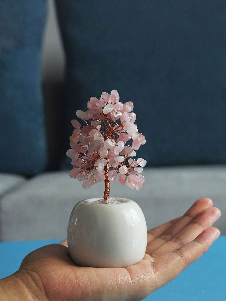 迷你粉水晶树饰品、圣诞餐桌装饰礼物、家居装饰、厨房装饰、房间装饰、派对装饰、装饰工艺品、办公桌装饰、桌面装饰装饰、派对礼物、万圣节装饰、圣诞装饰、万圣节礼物、圣诞礼物。