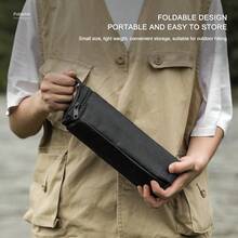 L/M 便携式折叠烧烤炉户外不锈钢网架壁炉烧烤炉灶不粘露营野餐折叠烧烤架户外篝火折叠迷你烧烤炉烹饪工具柴火加热器 - 銀色 - 查看 7