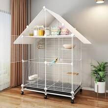 Large Bird Cage For Home Use, Suitable For Parrots, Cockatoos, Mynahs, Finches, Parrots, Luxury Villa Breeding Aviary