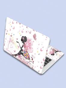 15英寸笔记本电脑贴膜/贴纸套装，带有可爱的蝴蝶图案 - 15英吋 - 查看 21