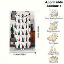Country-Rustic Style Flannel Throw Blanket –, Tear Resistant, All-Season Bohemian Tree Print – Soft Warm Cozy Sofa, Bed, Office Blanket – Napping, Travel, Pet Use – Holiday – Washable280gsm Room Decor Home Essentials Decor Bedroom