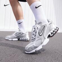 NIKE AIR ZOOM SPIRIDON CAGE 2 Men's Shoes Silver Y2K Retro Running Shoes CJ1288-001