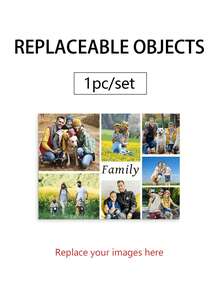 Tranh ghép ảnh tùy chỉnh trên vải canvas, trang trí tường kỷ niệm gia đình cá nhân hóa, kèm khung bền chắc, in chất lượng cao, thích hợp sử dụng trong nhà, hoàn hảo cho phòng khách, hiên nhà, sân vườn, trang trí tường ảnh, trang trí phòng, tranh nghệ thuật treo tường hiện đại. - Nhiều màu - Xem 5