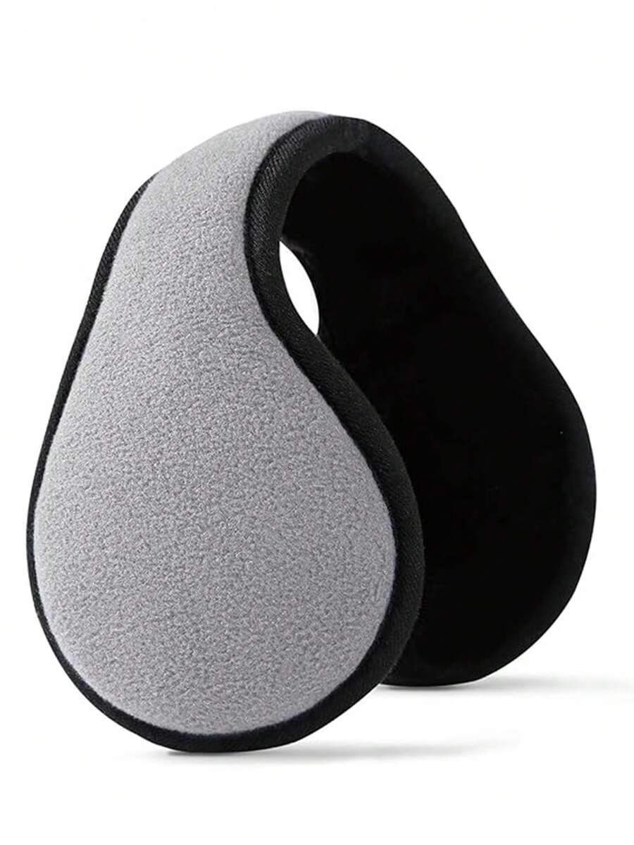 Multi-Color Unisex Foldable Sherpa/Winter Ear Muffs, Warm Ear Warmers Thickened Earmuffs, Men & Women Ear Protector, Adult Fleece Ear Muffs - Multicolor - View 1
