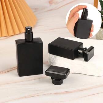 1 pieza Botella atomizadora de viaje recargable transparente de 30ml - Contenedor atomizador de perfume de niebla fina