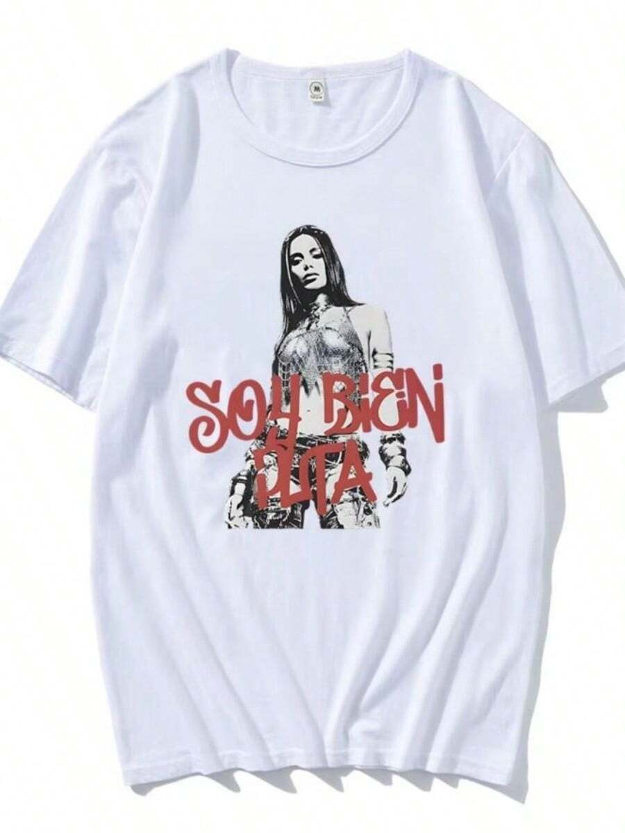 Round Neck Tshirts Anittas Funk Generation Album Graphic T Shirt Cotton Short SLEEs Ve Vintage Printing Tee Shirt HarAJsuku - 白色 - 查看 1