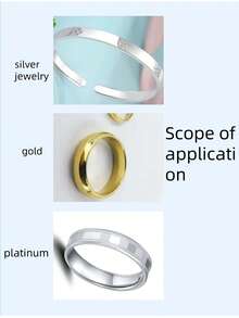 Jewelry Cleaner, Metal Jewelry Cleaning Liquid, Diamond Necklace Tarnish Remover, Silver Polish & Cleaner - Cleans, Shines, Polishes & Prevents Tarnish Main Ingredients