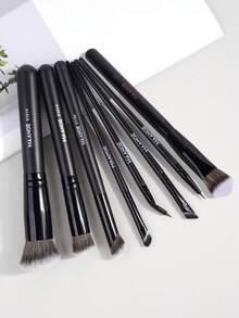 MAANGE 5/8/11pcs Professional Makeup Brush Set,Includes Powder Brush, Blush Brush,Concealer Brush,Contour Brush,Nose Brush,Foundation Brush,Detail Brush,Face Brush,Eyeshadow Brush,Eyebrow Brush, Suitable For Daily Facial Makeup,Giveaways,Complete Makeup Set - Black - View 5