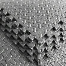 Colchoneta de ejercicio para suelo, 20 baldosas de espuma + bordes, 30 cm x 30 cm, colchón de gimnasio, tatami tipo puzle, goma EVA para gimnasio, musculación, sala deportiva y garaje. - Negro - Ver 10