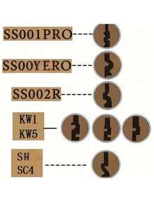 1pc SS002 Pro 2-In-1 Emergency Access Tool, Civilian Lock Pick, Portable, High Precision