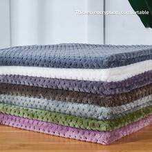 1 Stück Korallenfleece Haustier Decke, Hund/Katze weiche Plüsch Wohndecke, Klimaanlage Quilt, leicht, atmungsaktiv und bequem für mittelgroße und kleine Hunde und Katzen