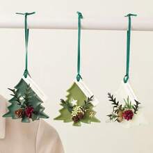 Women's Christmas Scented Gift, Wardrobe Wax Sheets, Christmas Decorative Tree-Shaped Scented Gift, Cedar Scented Candle, Spiral Christmas Tree, Holiday Winter Women's Christmas Scented Gift - Merry Christmas Candle Bulk, Soy Wax Aromatherapy Set, Suitable For Christmas, Holiday Party Gifts, Holiday Decor, Ceremonial