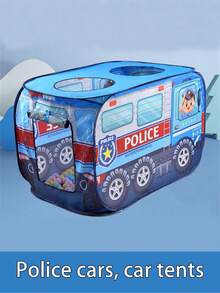 Zestaw prezentowy na imprezę: Namiot samochodowy i wóz strażacki, Namiot samochodowy dla dzieci do zabawy w pomieszczeniach i na zewnątrz, Namiot rozkładany, nie wymaga montażu, Składany namiot dla chłopców i dziewczynek, Idealny prezent na Boże Narodzenie, Święto Dziękczynienia, Halloween, zabawki dla dzieci, imprezy bożonarodzeniowe i akcesoria imprezowe