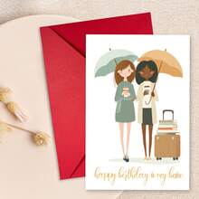 1 pièce Carte de vœux d'anniversaire humoristique avec chat, cadeau d'anniversaire unique, croquis amusants de chat, renard et lion, en papier, parfait pour les amis, la famille, les amateurs de chiens/chats, souhaits d'anniversaire créatifs avec enveloppe, idéal pour les célébrations de Noël et d'Action de grâce