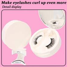 1对磁性假睫毛，自然交叉磁性假睫毛，分段式假睫毛，可重复使用，易于佩戴和卸除，女士适用 - 自然纖長款 - 查看 7