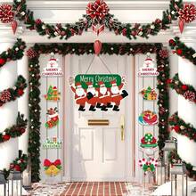 10pcs Merry Christmas Banner - The Ultimate Christmas Party Decoration For Indoor And Outdoor Doors And Walls, [Limited Time Offer!]