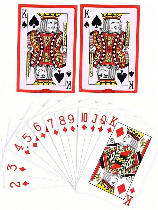 1 Set Random Style Playing Cards, Poker Size Standard Index, Cards For Blackjack, Euchre, Canasta Card (Some Parts Are Sent Random), Suitable As Girls' Game, Boys' Game, Birthday Gift, Holiday Gift, Halloween Gift, Christmas Gift, Gift, Gift