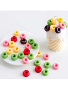 48 Cavity Mini Donut Shapes Silicone Mold DIY Soap Candle Making Supplies - Blue - View 8