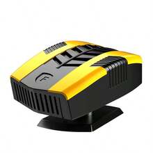 Reletech PTC Fast Heating Car Heater - 12V/24V Dual Cool & Warm Defrost Defog Fan, 360° Adjustable Vent Mounted Heater With Cigarette Lighter Plug For Winter