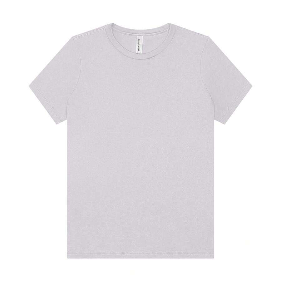 Womens/Ladies Jersey Relaxed Fit ShortSleeved TShirt (Lavender Dust) - Purple - View 1
