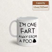 1 个 11 盎司马克杯，印有黑色英文字母，可用于多种场景，是个人使用或作为礼物、圣诞节或生日礼物的不错选择。 - 彩色 - 查看 7