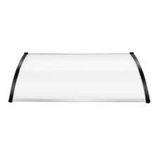 Regenschutzdach, transparentes Vordach für die Eingangstür, Wandmontage, 90 x 150 cm, geeignet für den Einsatz am Bett, im Freien und im Garten.