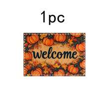 1pc/4pcs/6pcs/100pcs Autumn Thanksgiving Pumpkin Pattern Printed Placemats, Heat-Insulating Placemats, Suitable For Home Decoration, Holiday Dining, Kitchen And Party Decoration, Party Placemats, Can Be Given As Thanksgiving Gifts - Multicolor - View 12