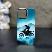 Motocross Motorcycle Dirt Bikes  Phone Case Compatible With  16,15,14,13,12,11,Mini,Pro,MAX Black Matte Shockproof Cover, Cover Compatible With  17 Pro Max Case,  17 Pro Case,  17 Case,  16 Pro Max Case - Z3 - View 10