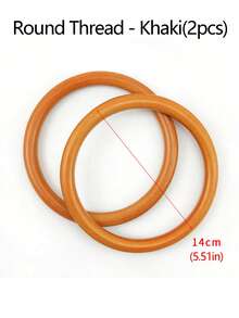 Tay cầm bằng gỗ 1/2 inch, Tay cầm tròn bằng gỗ, Tay cầm tròn bằng gỗ thủ công, Dây đeo túi bằng gỗ, Phụ kiện tay cầm túi xách, Ví gỗ kiểu cổ điển, Giỏ dã ngoại có tay cầm bằng gỗ, Túi xách nữ thời trang có tay cầm bằng gỗ, Tay cầm túi xách thay thế thủ công, Thích hợp cho phụ kiện thủ công DIY - Nhiều màu - Xem 19