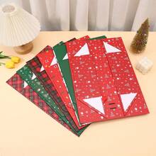 1件圣诞礼品盒大号圣诞礼品盒一体式蝴蝶结磁性礼品盒 - 彩色 - 查看 2